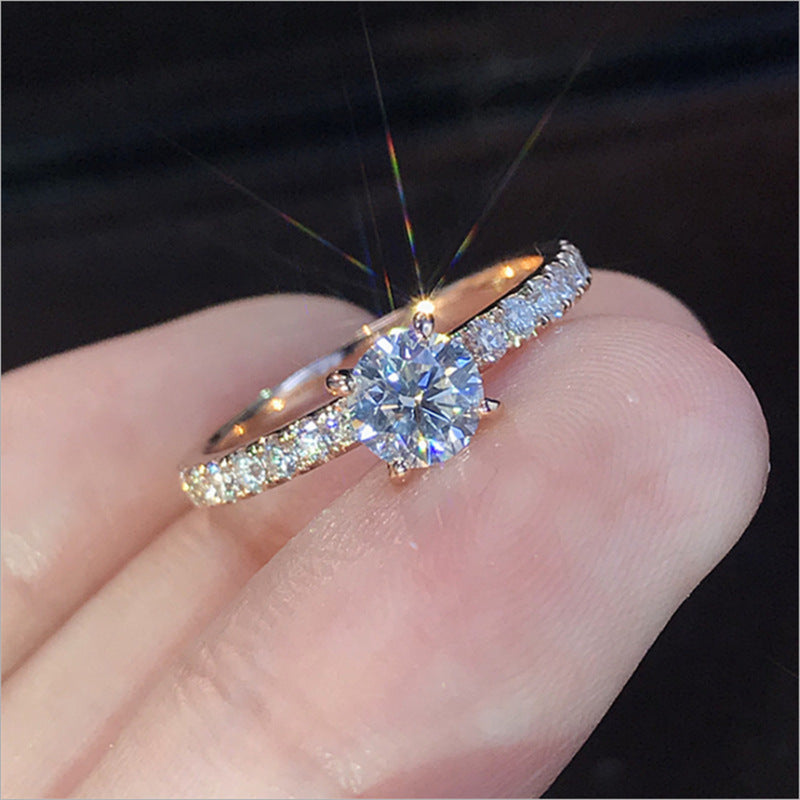 Wedding Ring elegant rose gold jewelry