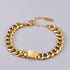 18K Gold Thick Chain Bracelet