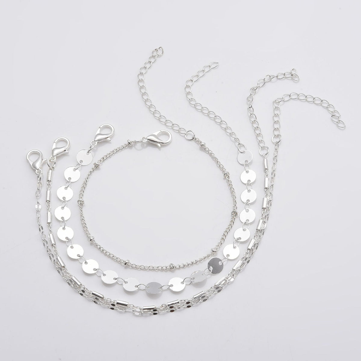 4 piece bracelet set gold fashion jewelry