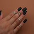 Leaf Crown Ring Elegant Metallic Jewelry