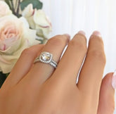 Fashion Ladies Inlaid Diamond Rings