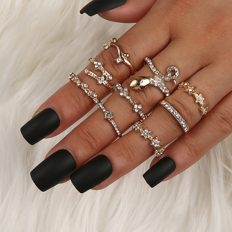 Leaf Crown Ring Elegant Metallic Jewelry