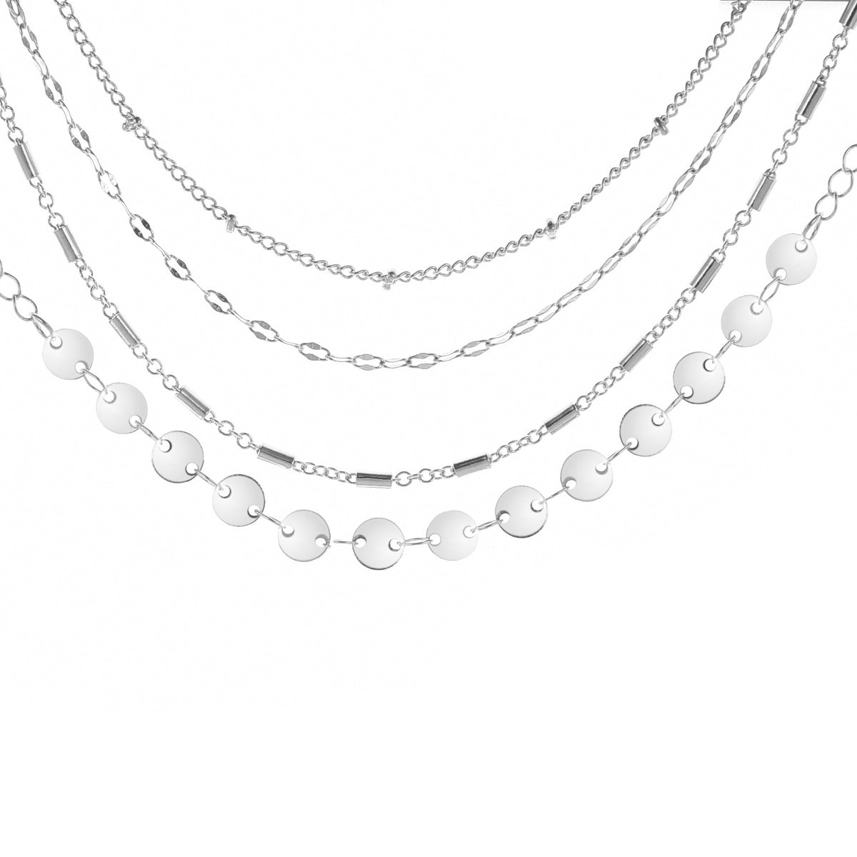 4 piece bracelet set geometric women&