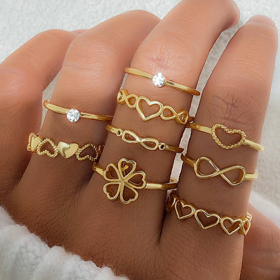 Geometric Butterfly Ring Fashion Jewelry