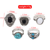 5 Piece Joint Ring Set Fashion Accessories