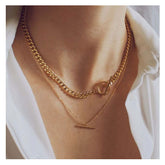 Chain Pendant Necklace Elegant Fashion Jewelry