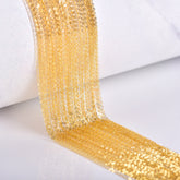 18K Gold Necklace for Women shiny O-type chain