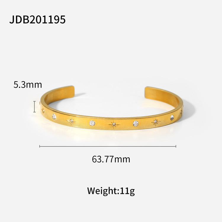 gold-plated-stainless-steel-bracelet stylish accessory