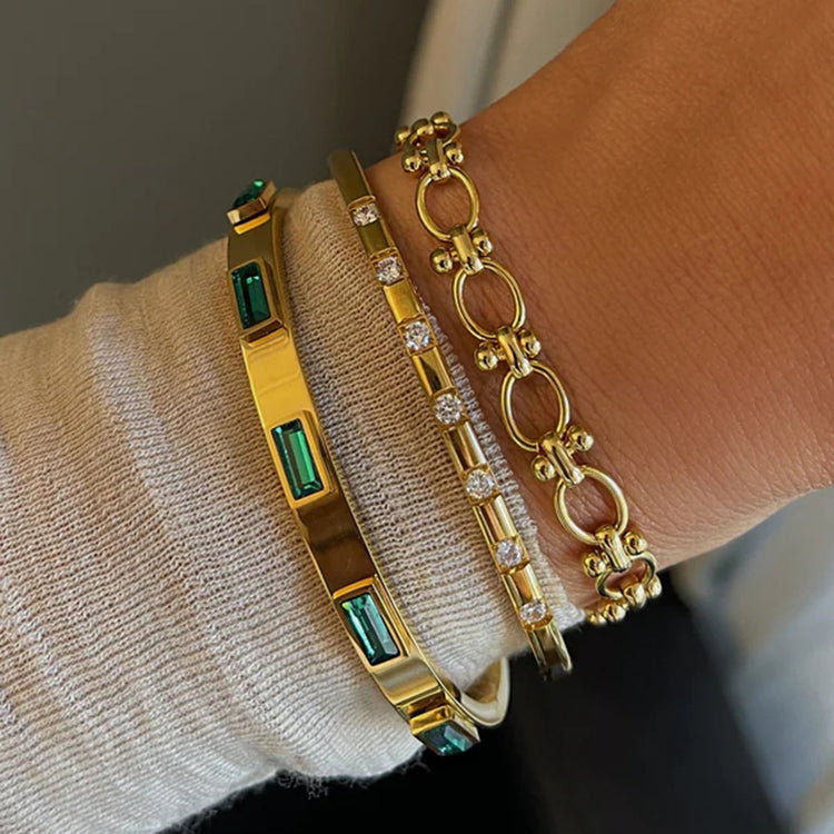 gold-plated-stainless-steel-bracelett elegant jewelry