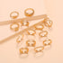 Leaf Crown Ring Elegant Metallic Jewelry