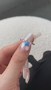 Cute Cat-claw-shaped Rings Fashion Personality Rhinestone Ring